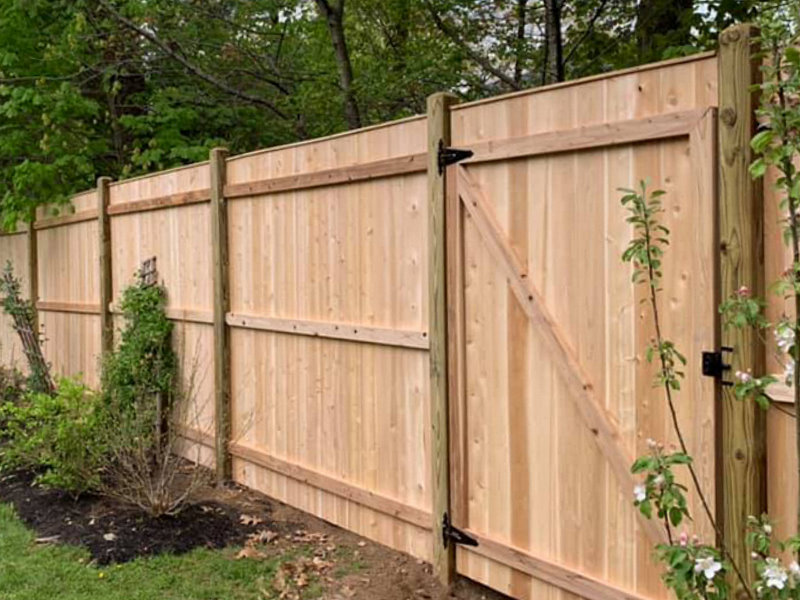 Wood fence features popular with Methuen Massachusetts homeowners