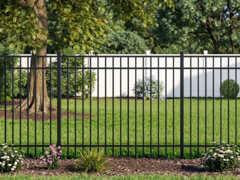 Granite Style Aluminum Fence, by Active Yards