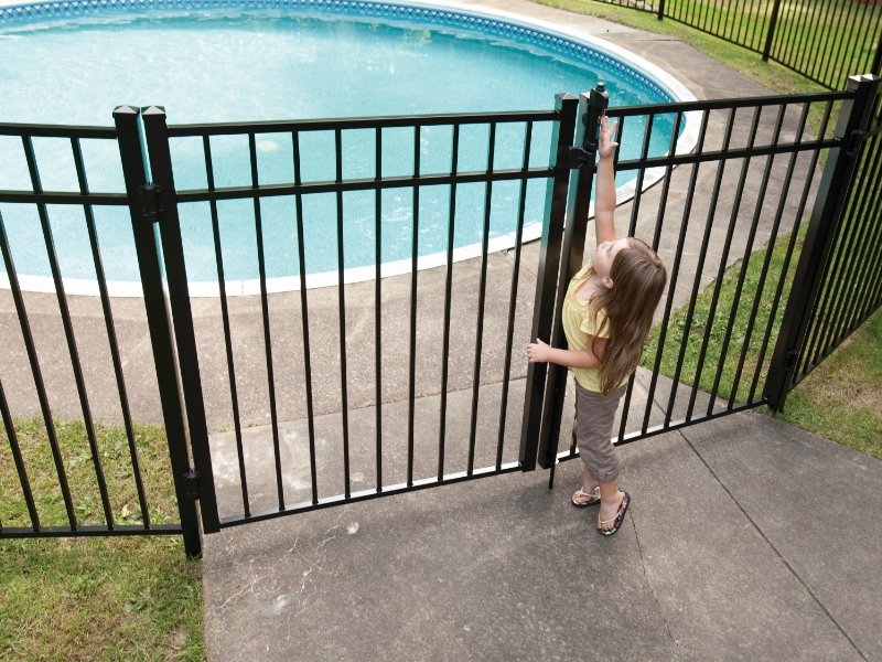 Popular Aluminum Fence Granite Style Selected by our Massachusetts and New Hampshire Residents