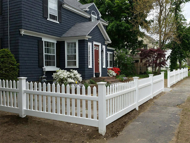 Decorative Fence Example in Hudson New Hampshire
