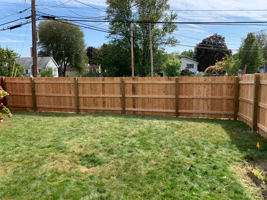 Wood Fence in Methuen, Massachusetts